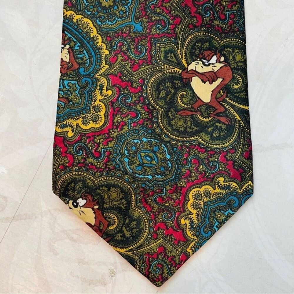 Looney Tunes Mania Tazmanian Devil tie copyright 1994 vintage
